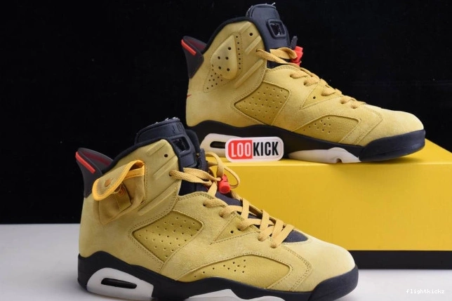 X CN1084-300 YELLOW 6 SCOTT AIR JORDAN TRAVIS 0821